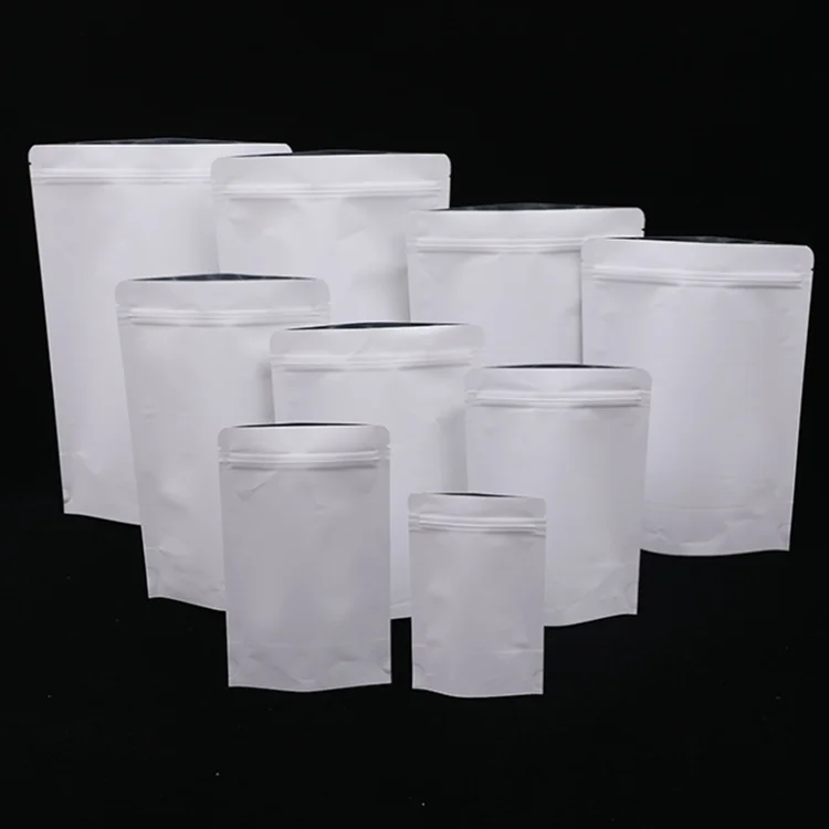 Wholesale custom 1kg 2kg 5kg 10kg recyclable paper stand up four side seal food grain wheat powder maize flour packaging bag