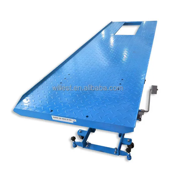 HUTZ Motorcycle Lift 1000 LBS AL10HP150 Capacity Lift ATV Lift Bike Stand Jack Table