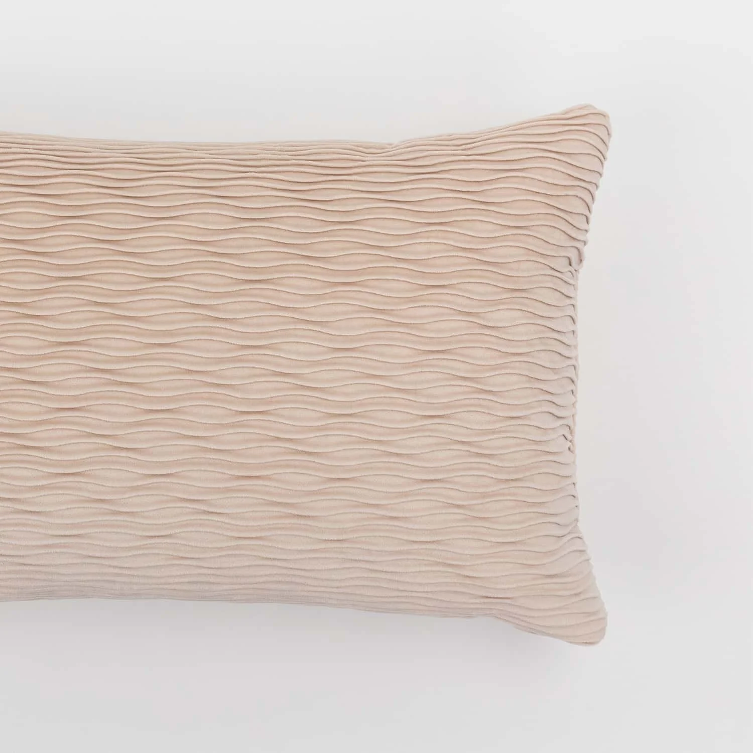 Outdoor Sofa Living Room Pinch Pleat Rectangle Striped Lumbar Crinkle Luxury wrinkle Toss Decoration Cushion