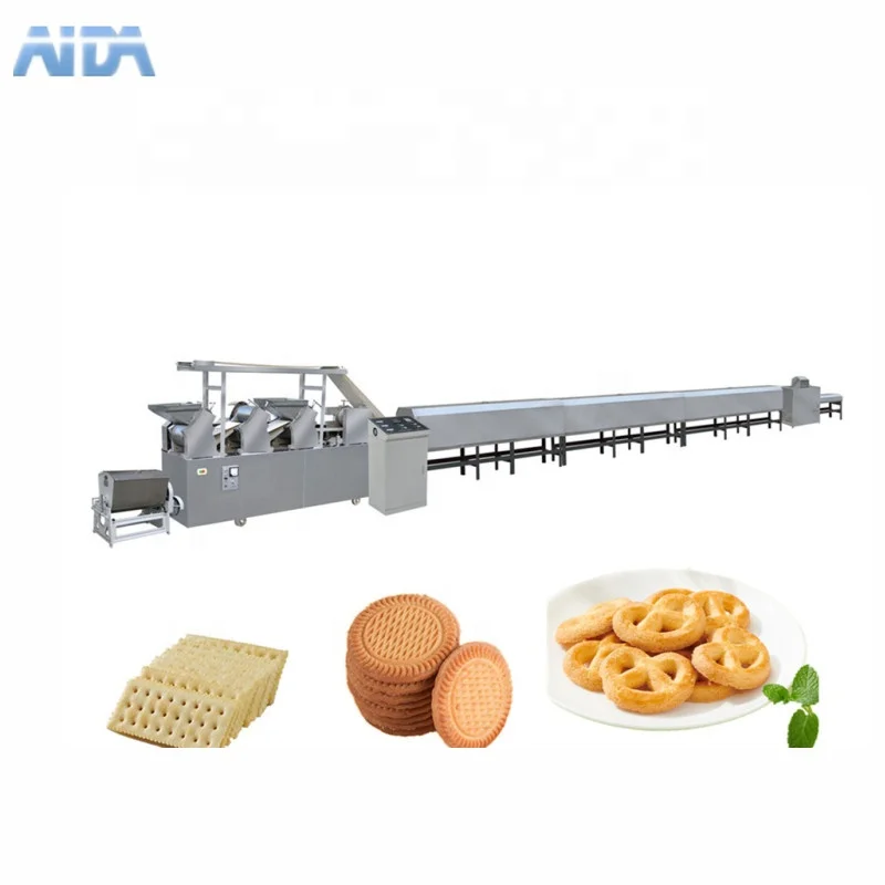 Hot Sale Automatic Stainless Steel Soft and Hard Sandwich Biscuit Making Machinery