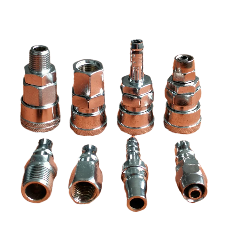 Carbon Stainless Steel Aluminum Hydraulic Hose Fittings Male Quick Connect Steam Oil Hydraulic Quick Coupling Pipe Hittings