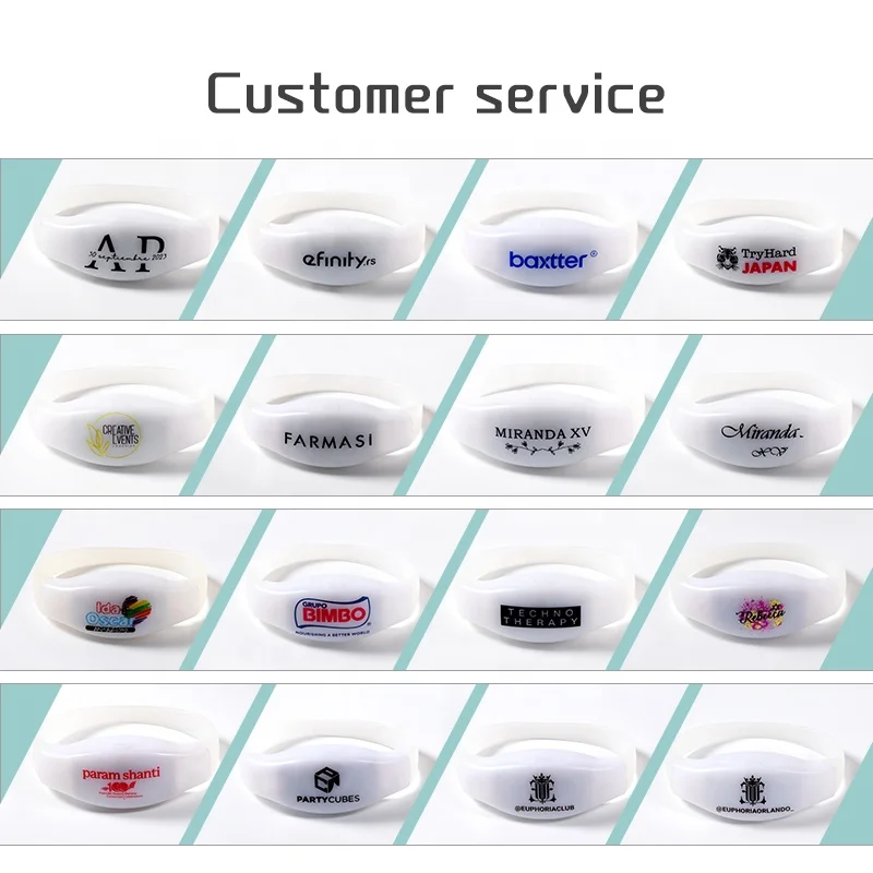Powerful Factory Hot Selling Wedding Party Customized Remote Control LED RGB Silicone Bracelet