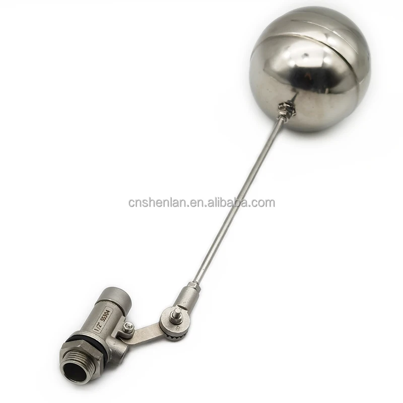 304 Stainless Steel 1/2 inch Float Valve floating ball High Pressure Automatic Water Tank