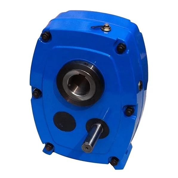 SMR Fenner type D size shaft mounted reducer spiral bevel gear flen der gearbox small right angle with motor
