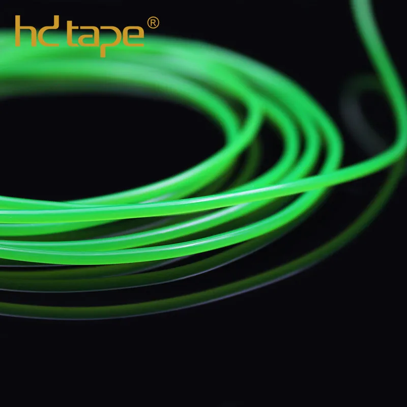 Eco-friendly custom 2mm green jewelry making plastic tpu pvc cord