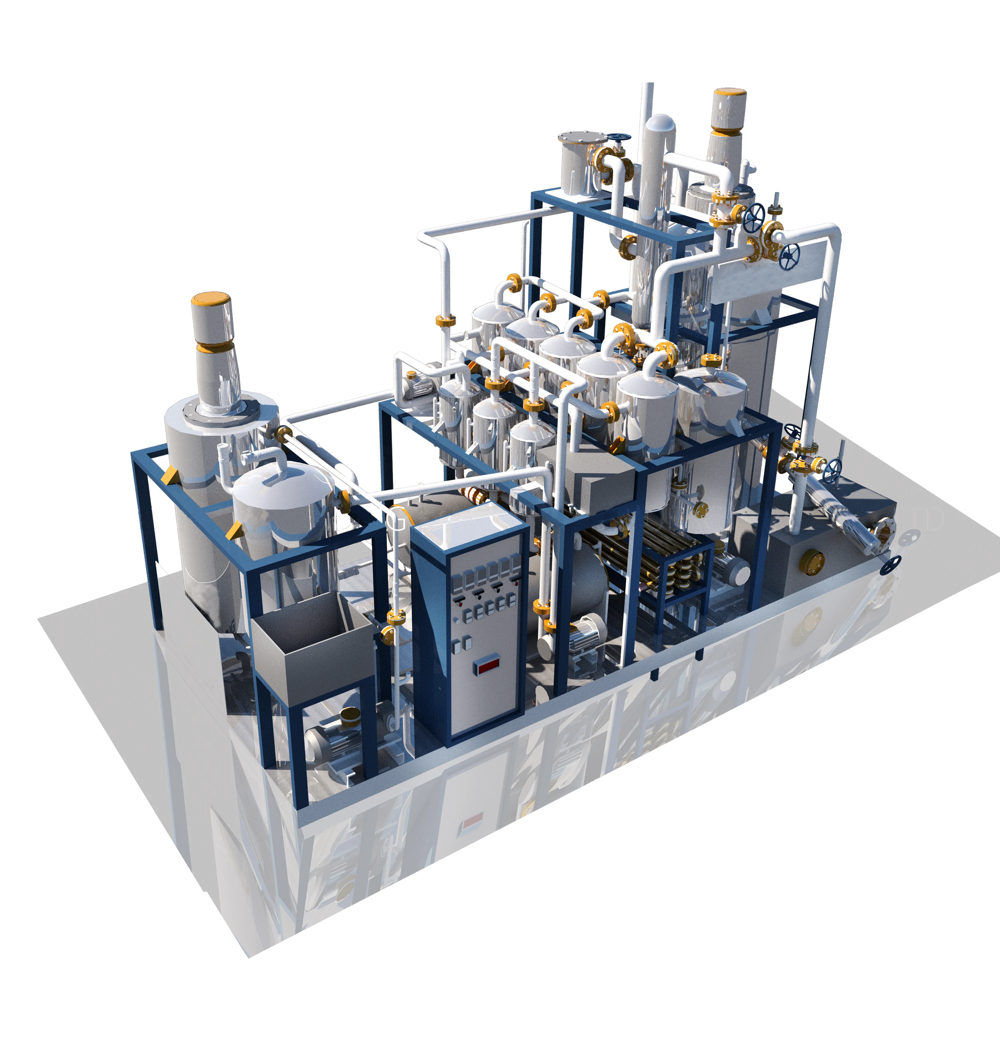 Yangjiang Oem diesel fuel used machine oil distillation machine