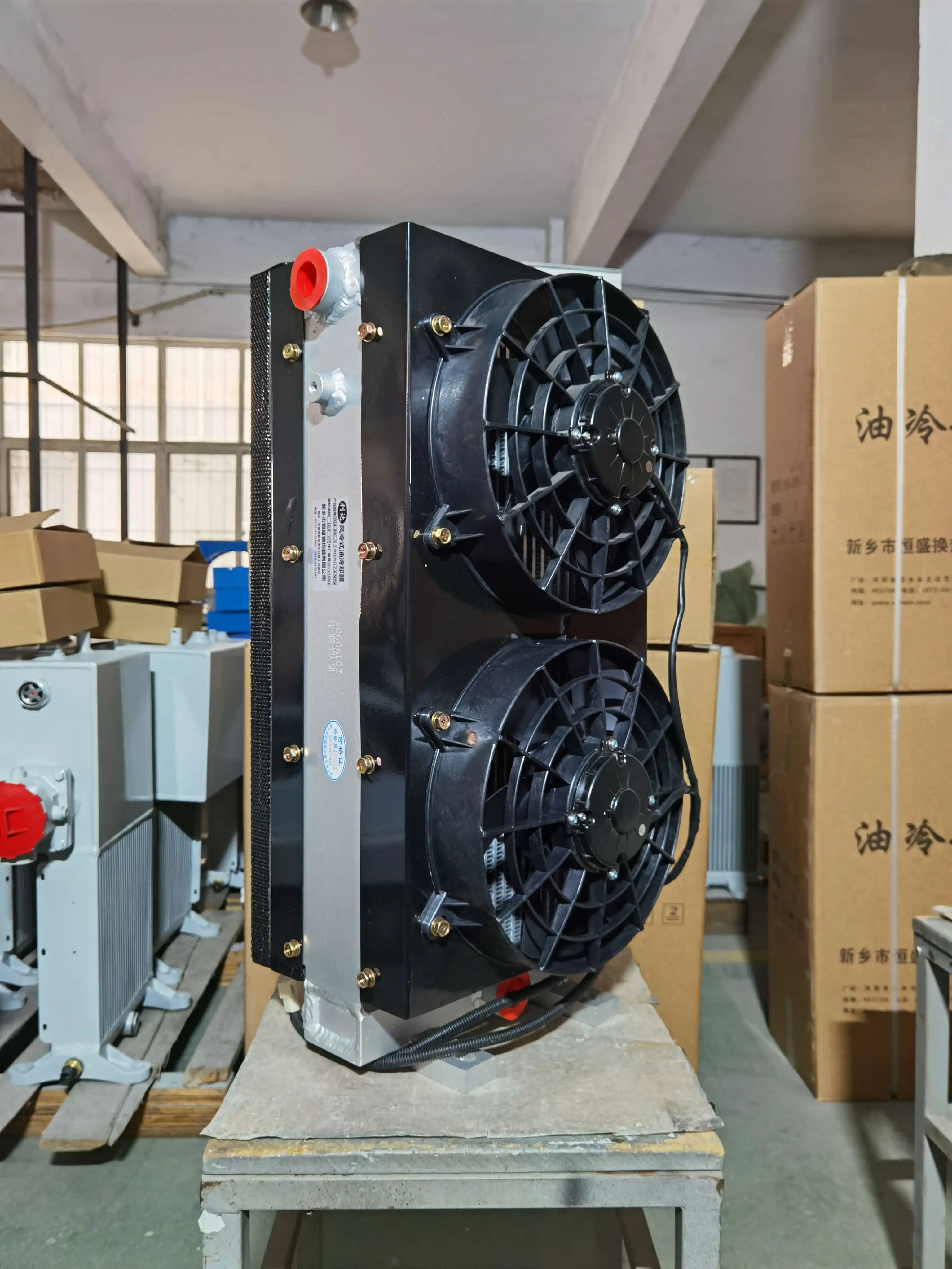 Chinese Manufacturer Industrial Plate Fin Hydraulic Oil Cooler Heat Exchanger