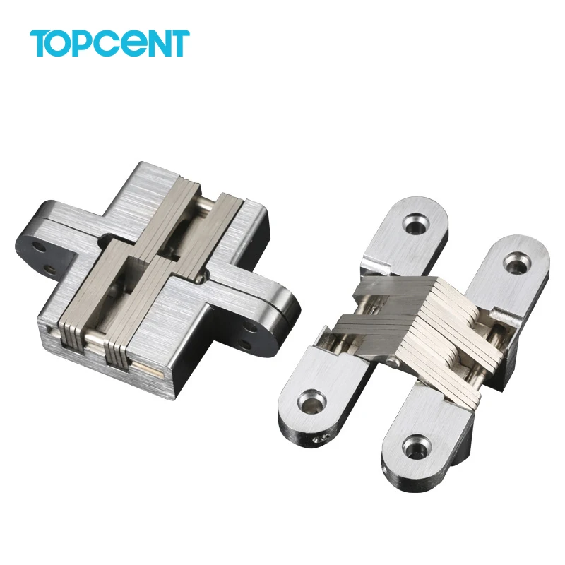 TOPCENT folding Invisible Door Hinge concealed Door adjustable concealed hinge SOSS HINGE for door