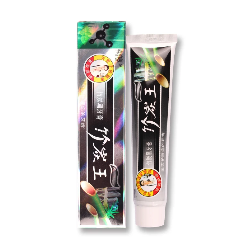 
105g mint whiten natural activated bamboo charcoal toothpaste OEM 