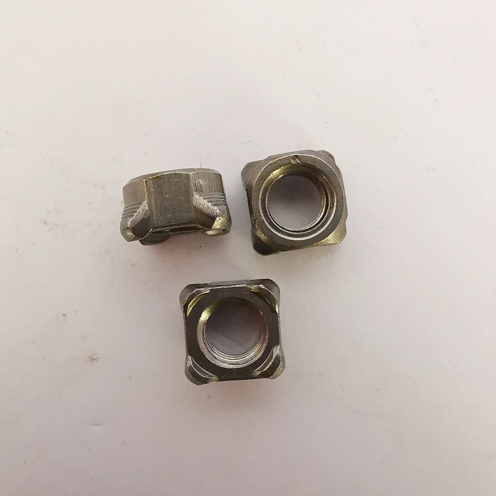 Customized Carbon Steel Hexagon Weld Nuts Square Welding Nut