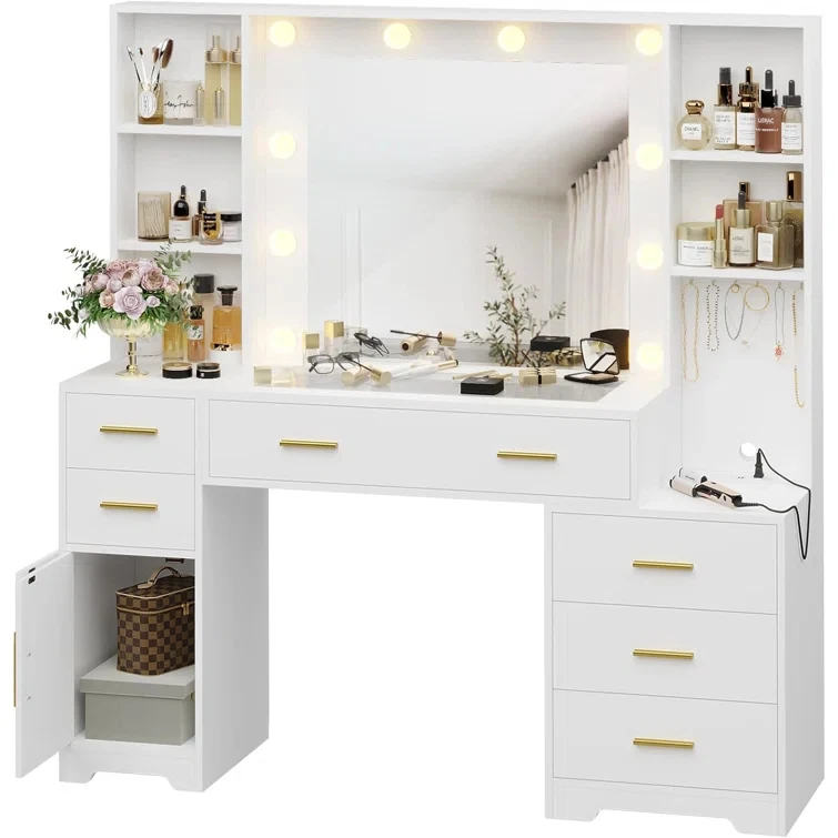 Best New Products Of 2023 Drawer Bedside Table Bedroom Furniture Nightstand Vanity Chair wardrobe design with dressing table