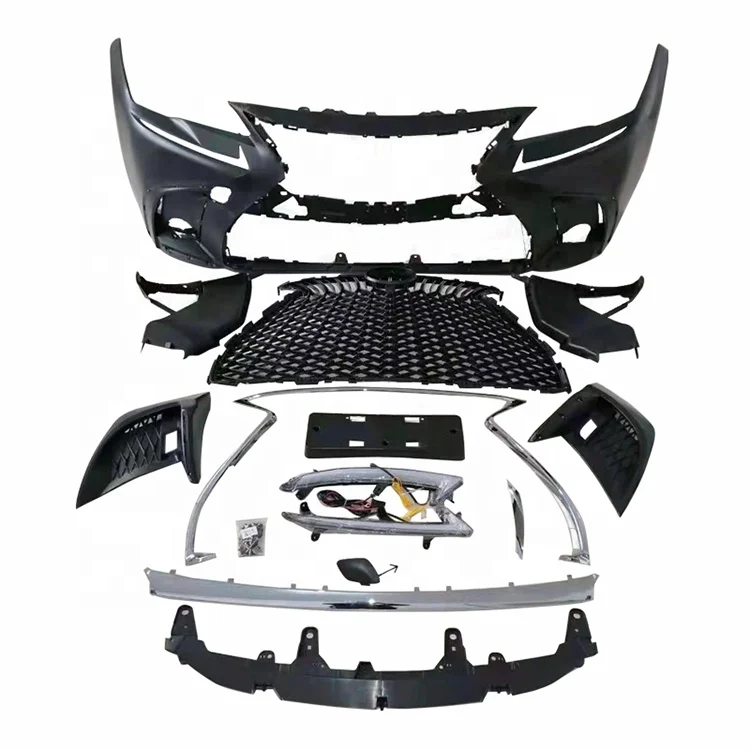 car accessories body kits front bumper for toyota avalon 2019 2020 2021 upgrade to lexus LS front face