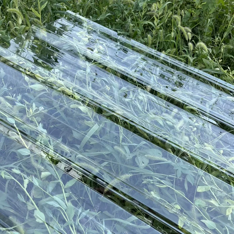 2.5mm 1.5mm Clear Brown Covers Corrugated Plastic Patio Cover Policarbonato Tile Polycarbonate Wave Greenhouse Roofing Sheet