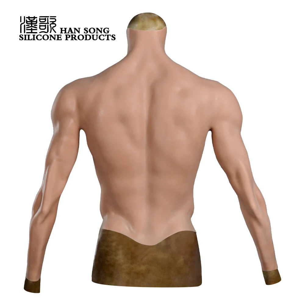 8th Generation Realistic Abdominal Muscle Suit For Men Fake Chest Muscle Silicone Muscle Suit Cosplay
