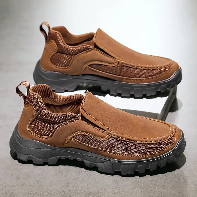 Men Casual Shoes Loafers Sneakers New Fashion Handmade Retro Leisure Loafers Shoes Zapatos Casuales Hombres Men Shoes