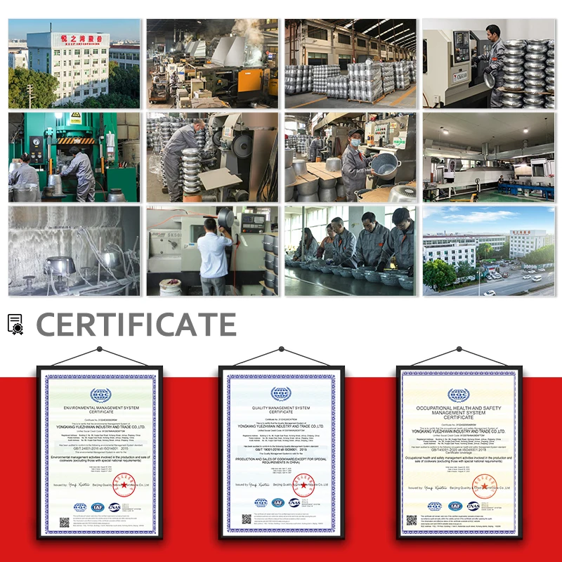 Dessini 10-piece aluminum pot soup pot medical stone non stick cookware set with granite coating