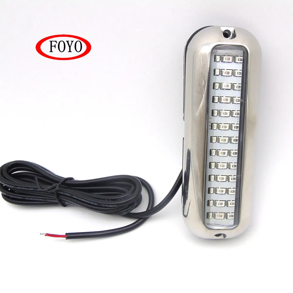 
Foyo Stainless Steel Light 27LED White Underwater Pontoon Marine Boat Transom light 
