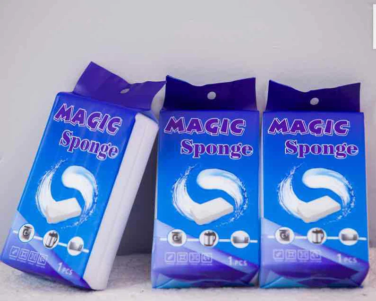 2024 Hot Selling 4 Pcs Set Factory Customized Nano Magic Melamine Sponge 10*7*3 cm for Scouring & Cleaning