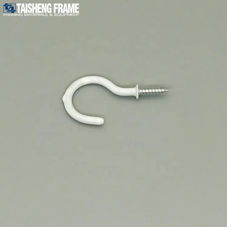 Rubber Coating Question Mark Hangers Cup Hooks photo frame accessories eye screws