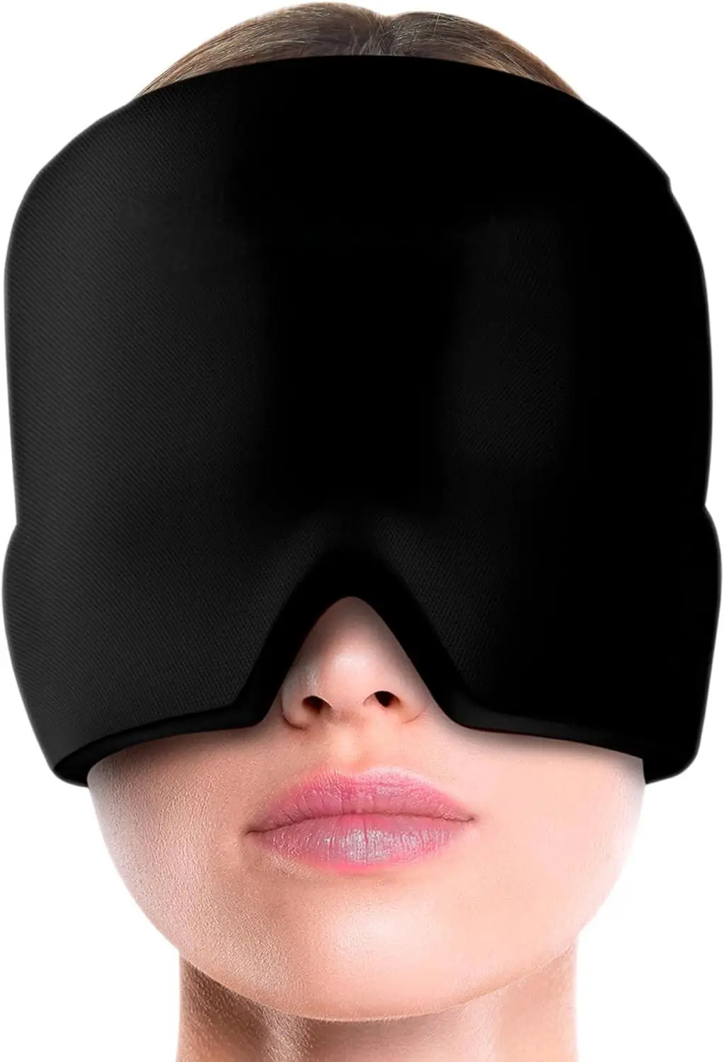 Migraine Relief Cap, Soothing Headache Ice Pack Mask Products, Cooling Gel Hat for Tension, Stress & Hangover