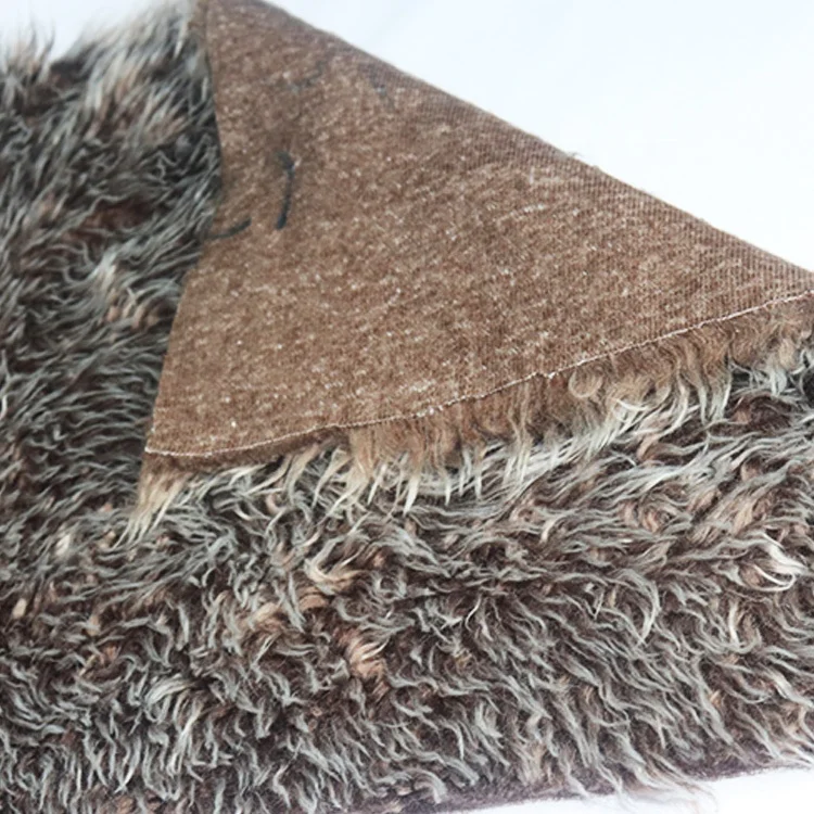 Оптовая продажа, высокое качество, роскошная Роскошная ткань из искусственного меха с длинным ворсом