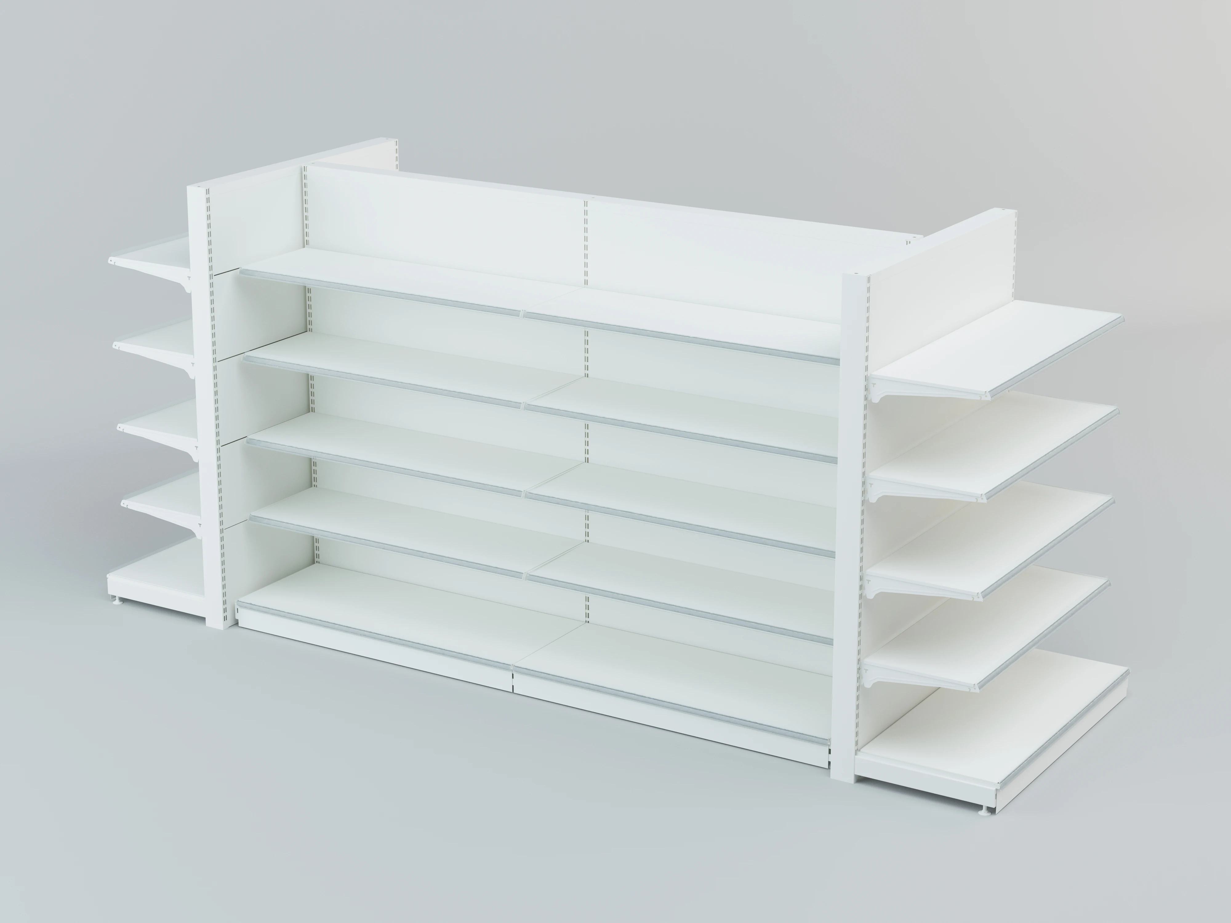 Custom marketing shelves supermarket metal display shelving grocery shelf store rack supermarket gondola shelf for retail store