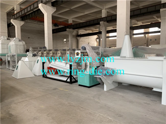 HKJ 250 /SZLH 250 1-2t/h animal feed pelleting machine chicken /cow /goat fodder granulating machine feed pelletizer