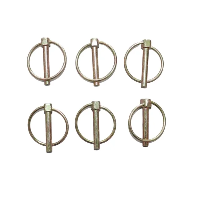 Safety and anti loss mechanical link circular locating pin