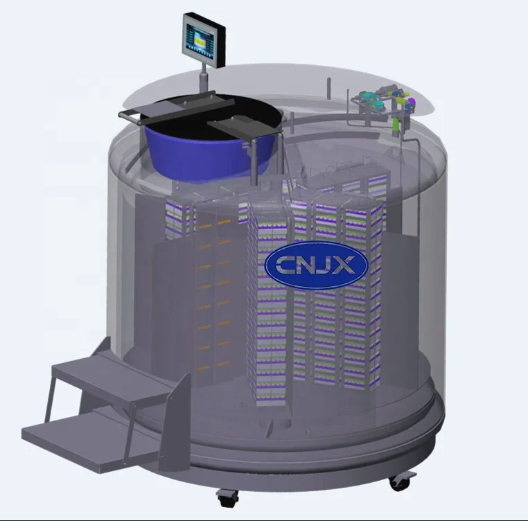 Low Temperature Freezer Biobank Liquid Vapor Phase LN2  Equipment for Stem Cell Bank