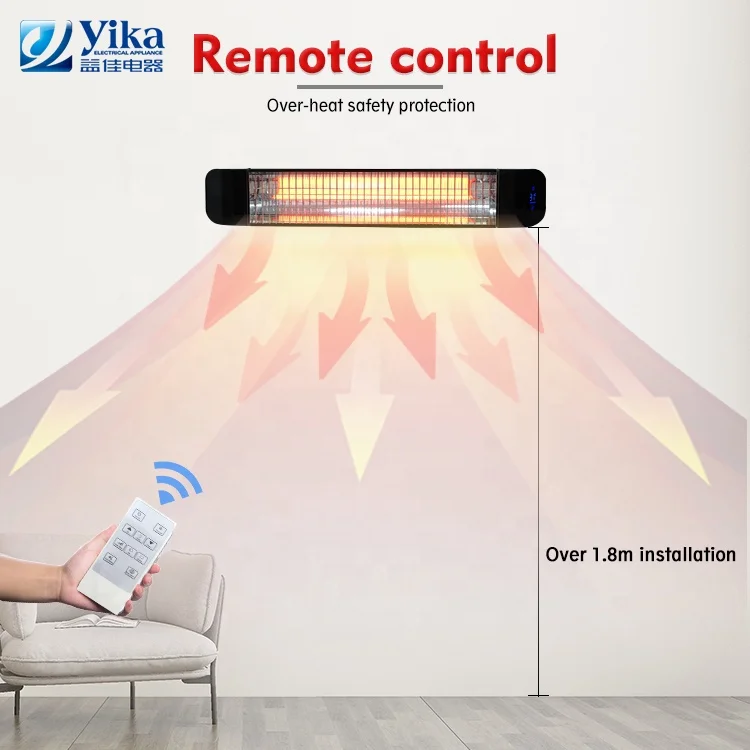 2022 high quality rohs certified 2000W wall mounted radiant heater