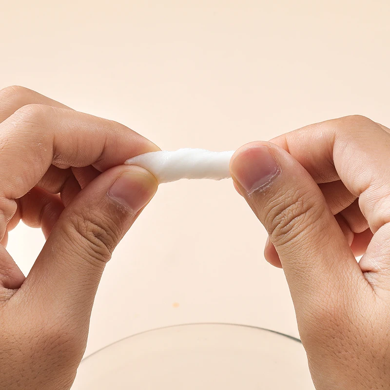 square cotton pad Facial Cotton Pads Bags Top OEM Style Environmental Pure Package Eco make-up remover