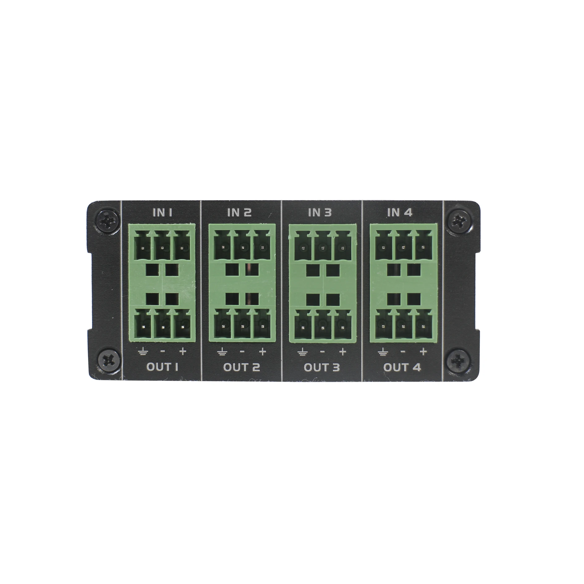 Dante 4 In 4 Out Professional Transmitter Ideal Interface to Increase with Microphones or Aux Inputs Transmitter for PA system