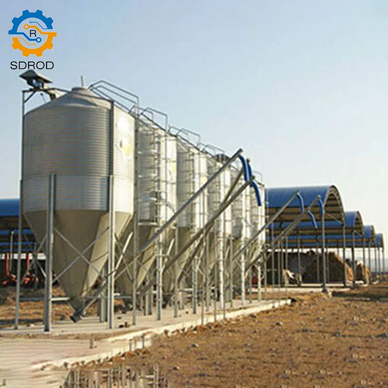 SDROD Brand 20-60 Ton Grain Silo Waste Treatment Machinery for Grain Storage for Sale