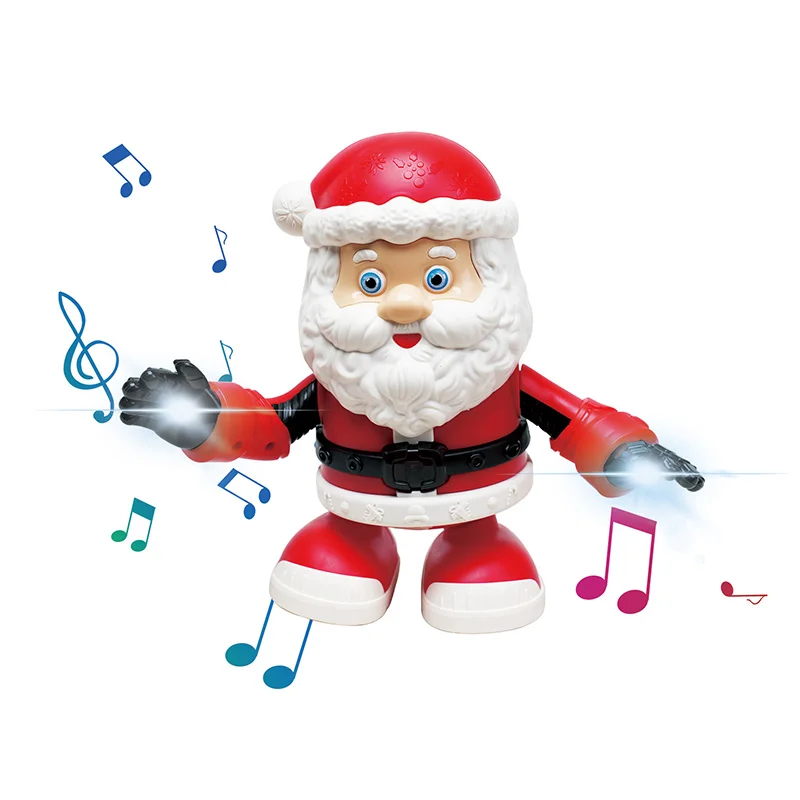 Christmas Musical Gift Toys Electric Dancing Walking Singing Santa Claus Toys for Kids
