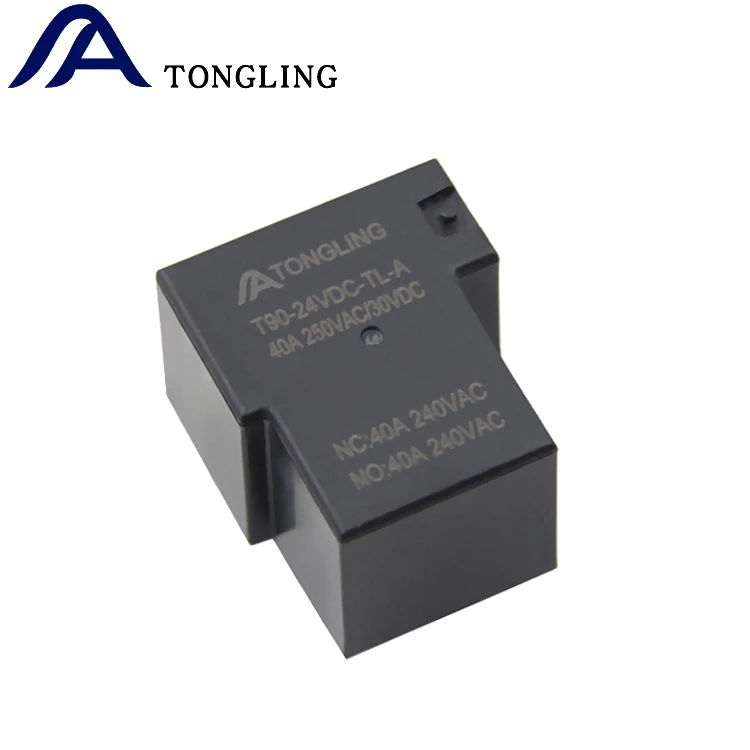 TONGLING JQX-15F T90  5V 6V 9V 12V 24V 40 Amperios 4Pin High Power Relay For PCB