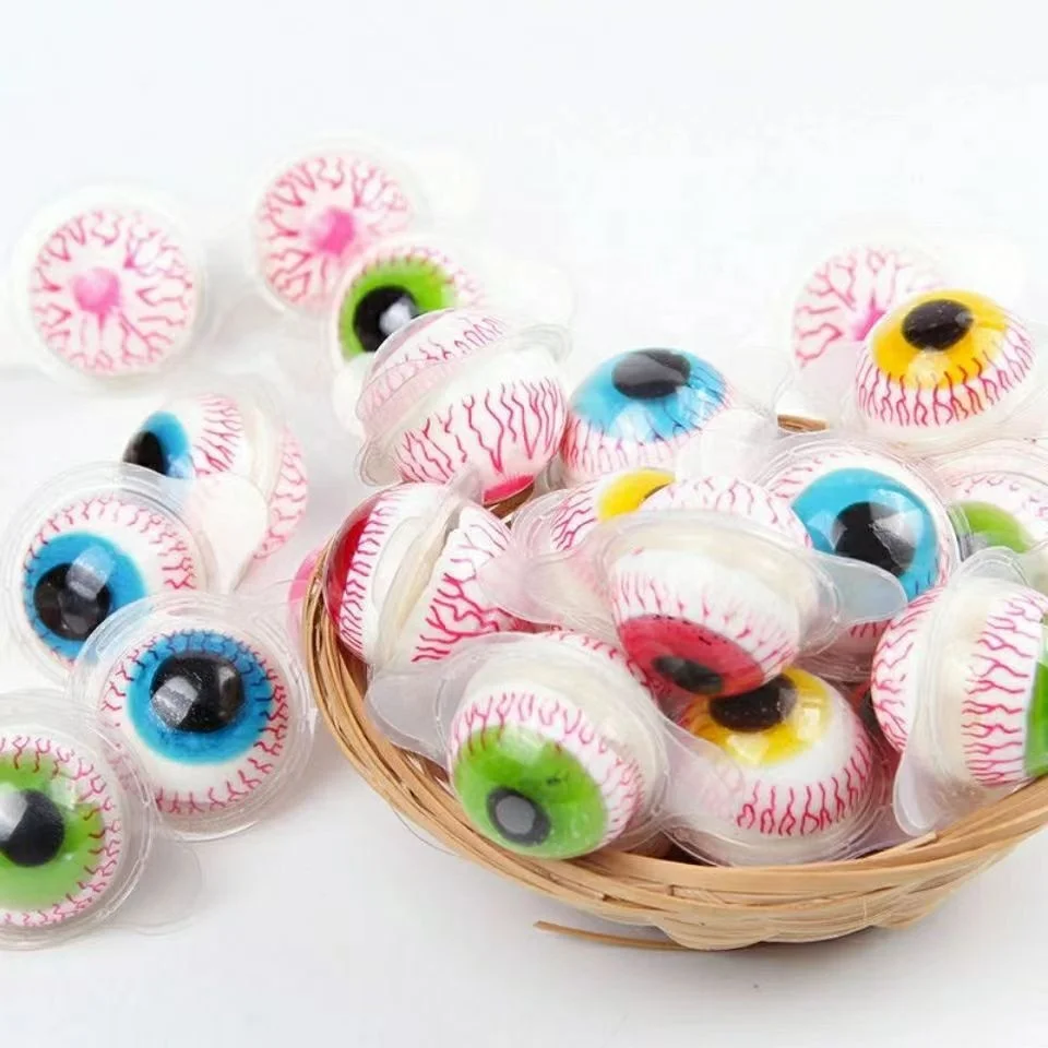 eye soft sweet candy filling jam fruity candy factory hot sale cheap price