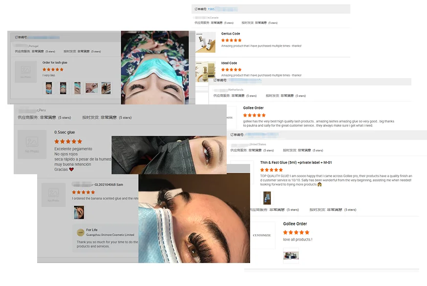 Uniomore Custom Logo Long Lasting 1 Sec Fast Dry Eyelash Extension Glue Waterproof Low Humidity Professional Lash Extension Adhe