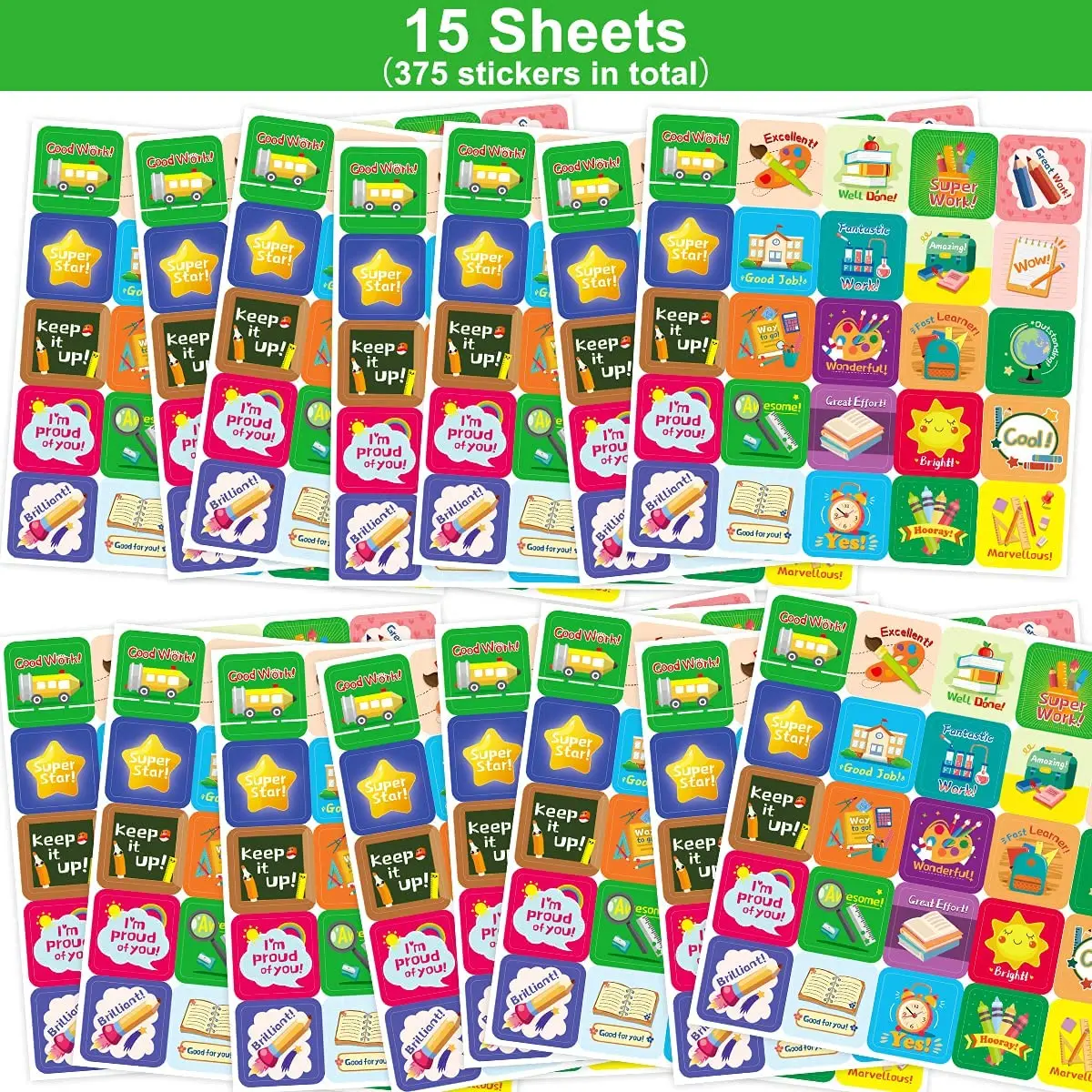 Custom Reward Stickers Teacher Supplies for Classroom  Potty Training Stickers Motivational Stickers