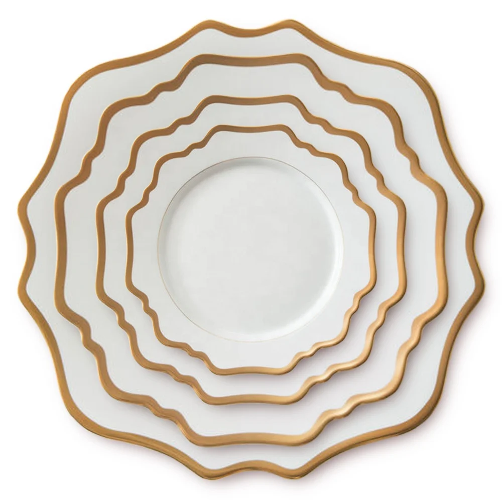 Dinner Plate Sets Porcelain Dinnerware Sets Ceramic Plates For Wedding