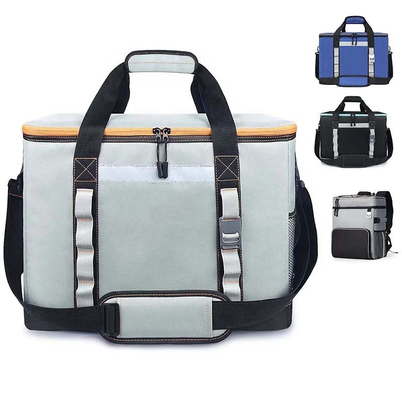 Custom ice cream collapsible bottle beach wine gift courier takeaway mailer, lunch picnic insulation thermal cooler bags/