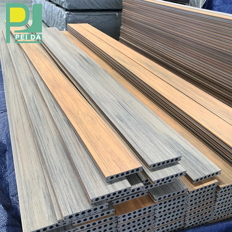 China Manufacturer Easy To Clean Composite Wpc Decking Flooring