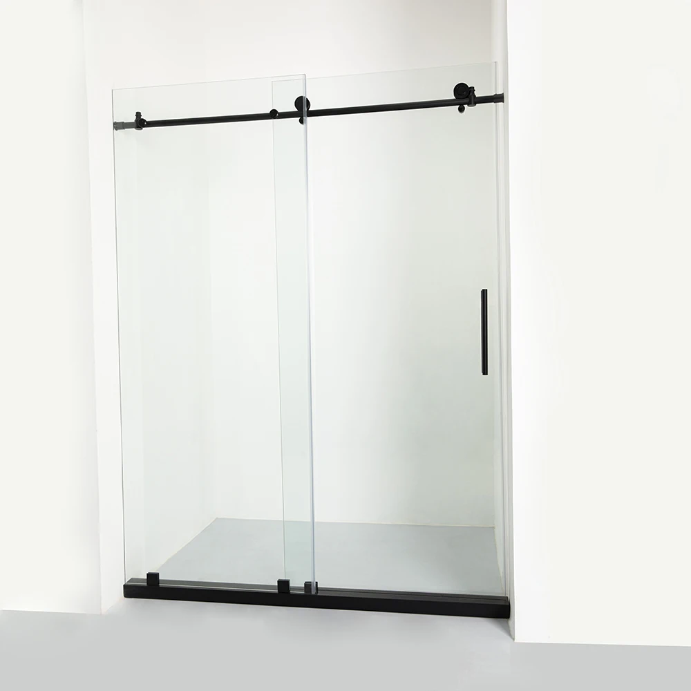 China Manufacturer Custom 10mm Shower Room Frameless Tempered Glass Bathroom Tempered Glass For Sliding Shower Door