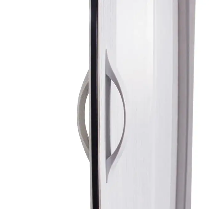 Раздвижные раздвижные двери из ПВХ, раздвижные двери, многоразовые компактные двери, белые 36 дюймов * 80 дюймов