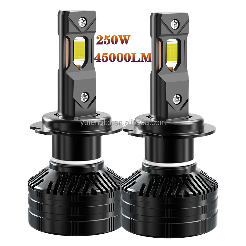 45000LM 220W Ai Canbus H11 LED Headlights 4570 CSP Dual Copper EMC Driver Led Headlamps 9005 9006 9012 H1 H7 Led Headlight Bulbs