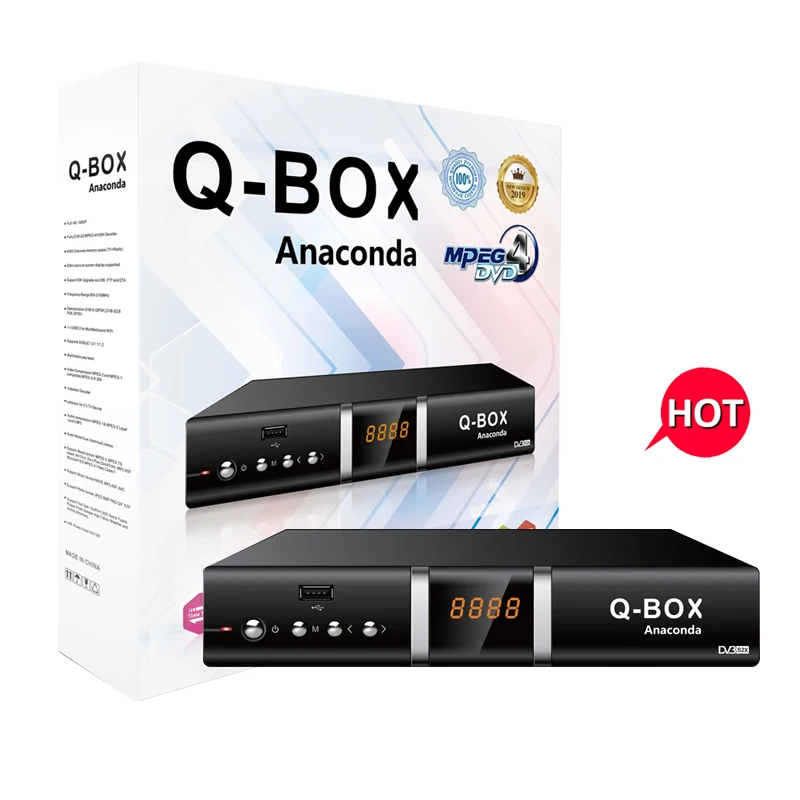 Q-BOX Anaconda satellite receiver decoder decoder for africa