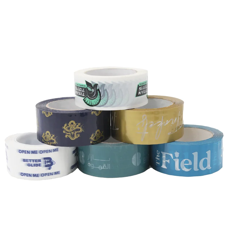 High quality Advanced Technology Low Price Packing Tape Printed BOPP Sticky Roll Shipping Tape with Logo