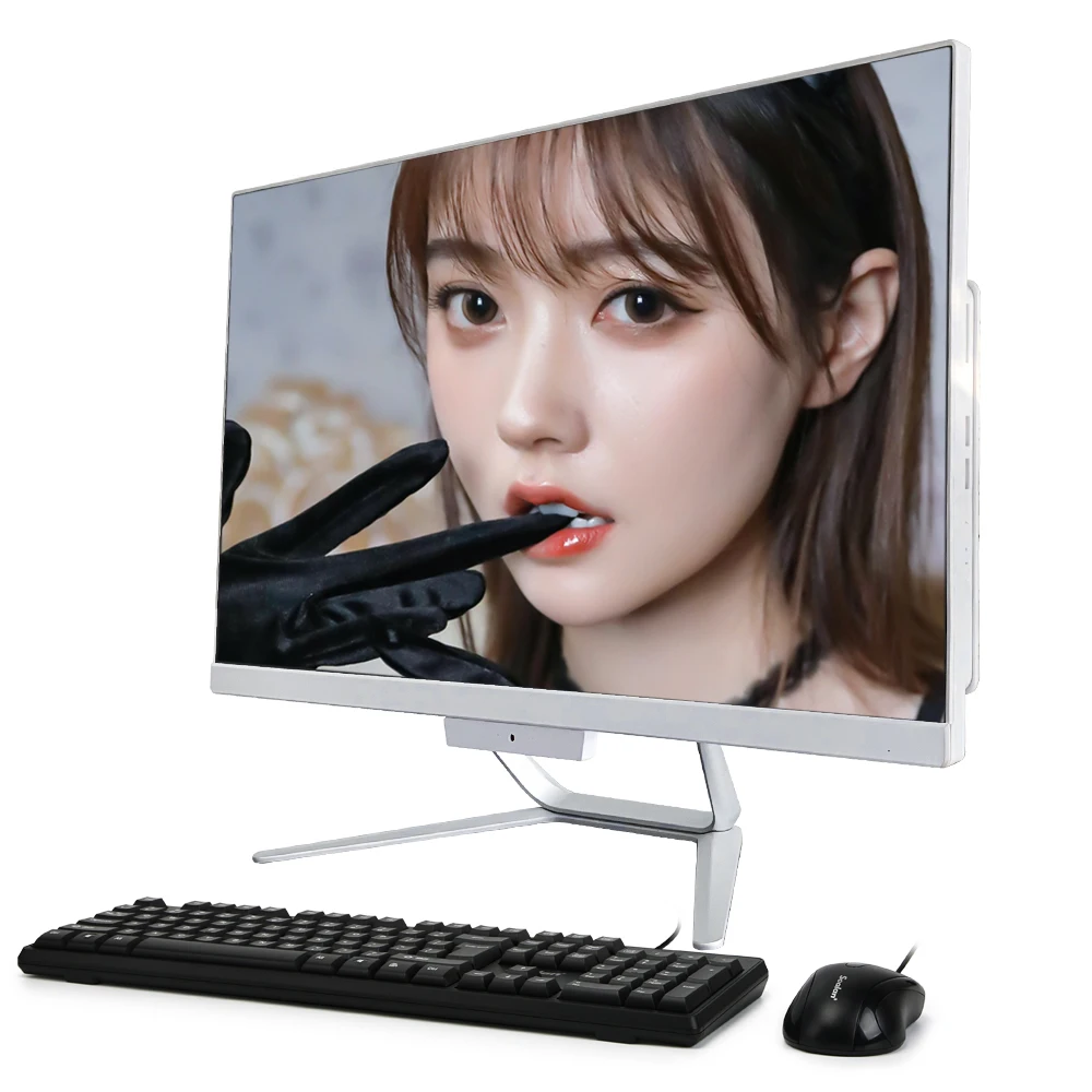 Лучшая цена двухъядерный i5-4300m 24 дюймов сенсорный экран все в одном ПК Barebone системы Поддержка DIY настенные тарелки 8 ГБ SSD 256 г aio мини настольный компьютер для домашнего