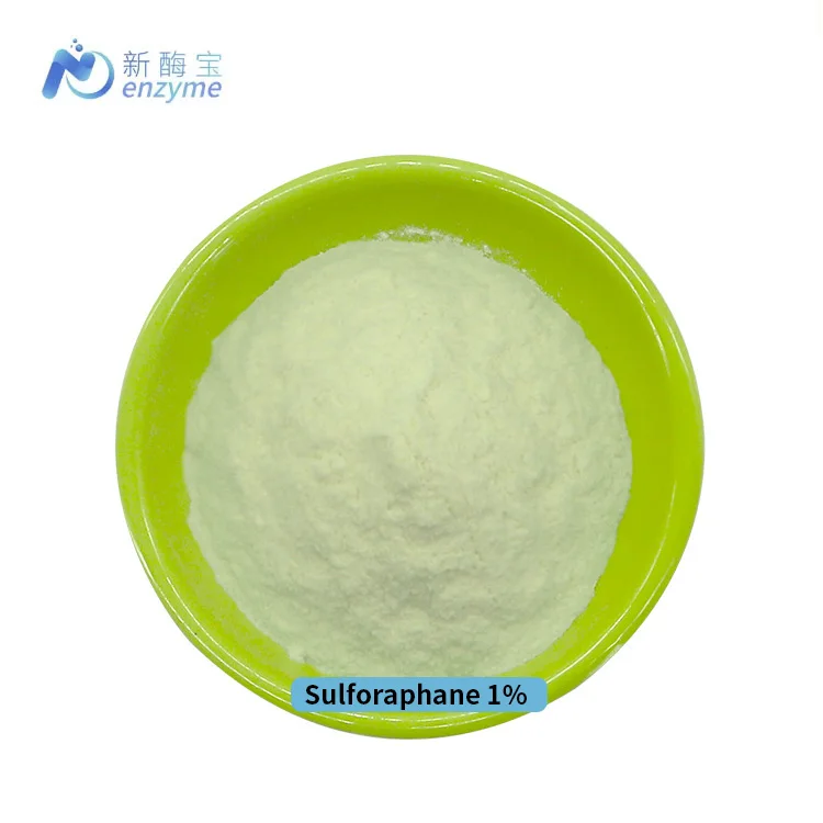 Novenzyme Supply Bulk Natrual 100 Pure Sulforaphane Powder 1% 2% 10%