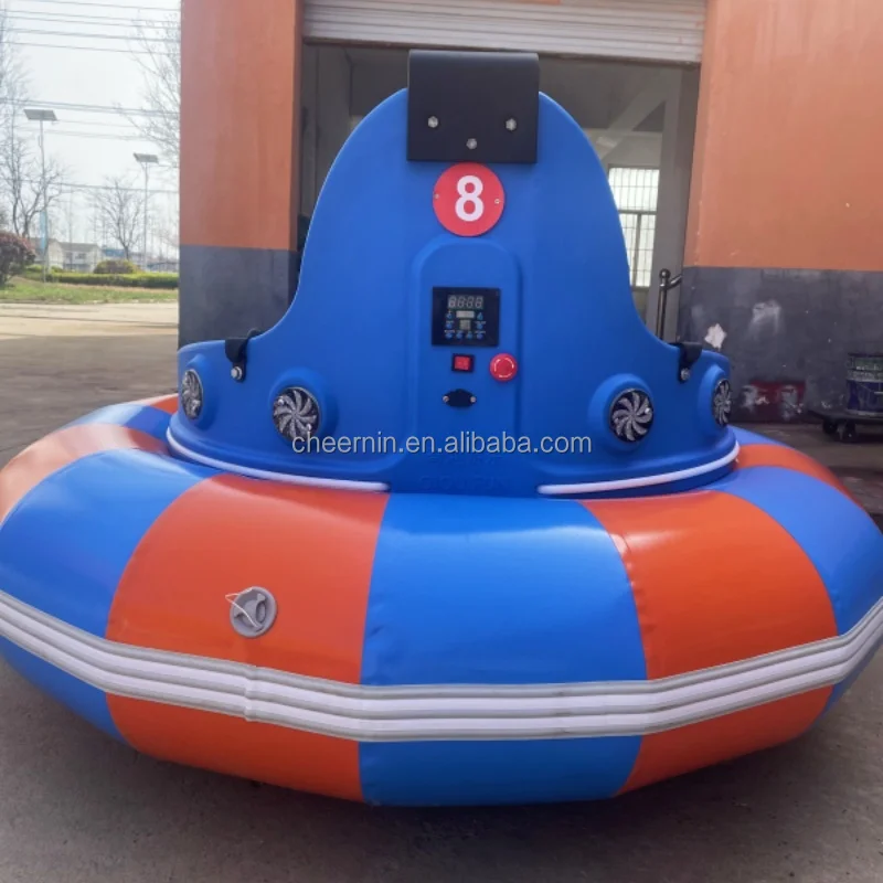 New arrival fairground dodgem ufo custom electric inflatable big adult bumper car