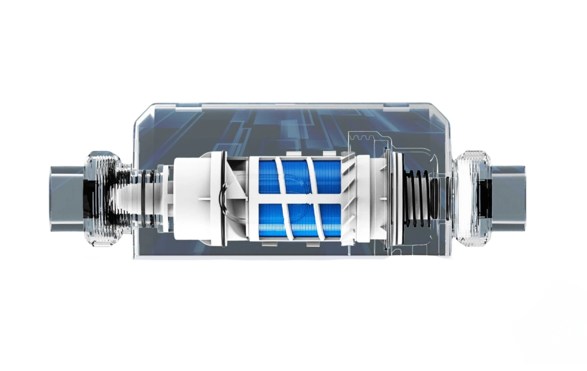 40-Micron Disk Water Pre-Filter with 6T/H Flow Automatic Backwash Pressure Display for Home Purification